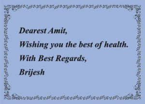 Greeting Template with wishes